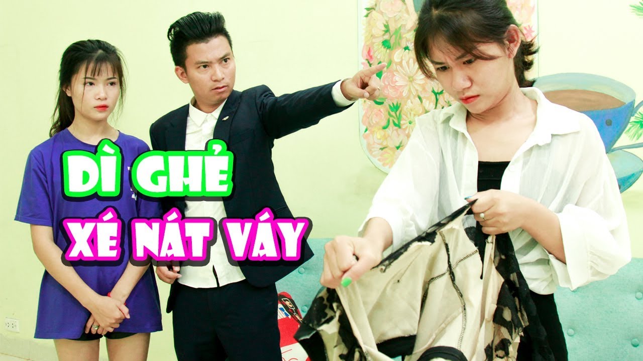 Dì Ghẻ Ghen Ghét Xé Nát Váy Sếp Tổng Mới Mua Tặng Con Gái - Mẹ Ghẻ Con Chồng - Táo Xanh TV