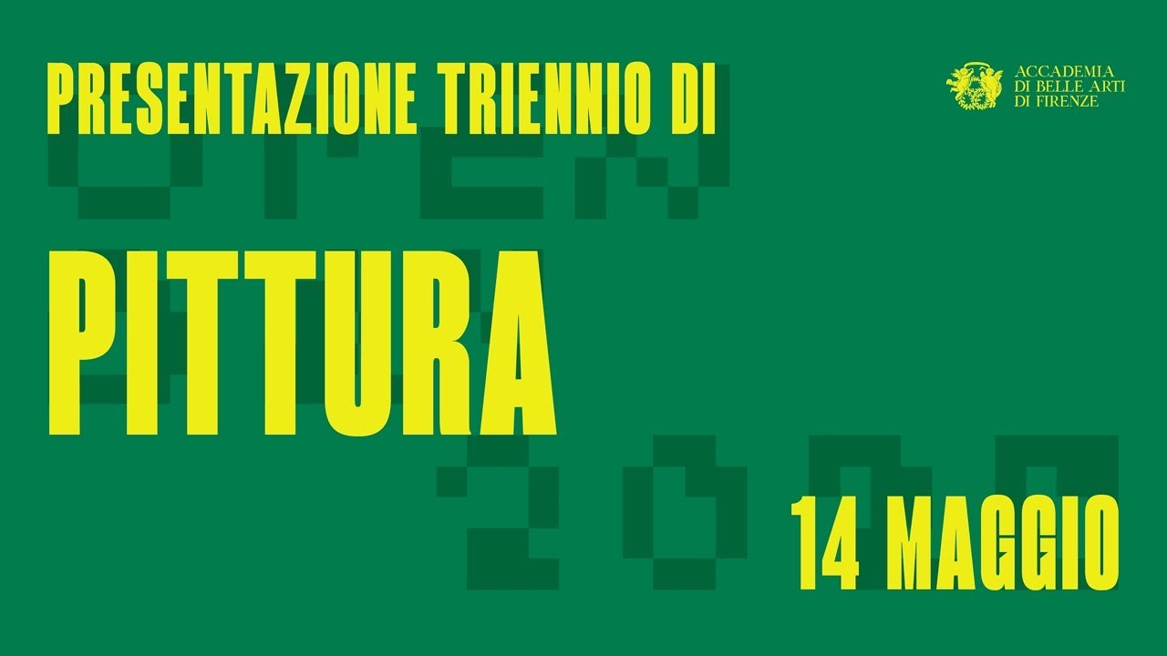 Open Day 2020 | Presentazione del corso di Pittura