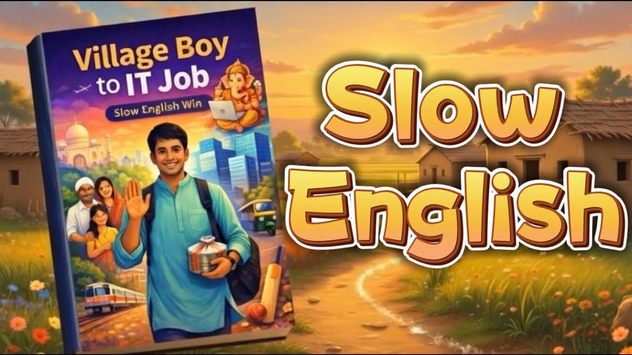 How I Went From Shy Village Boy to IT Job in 1 Year | An Original Slow English Listening Story (B1)