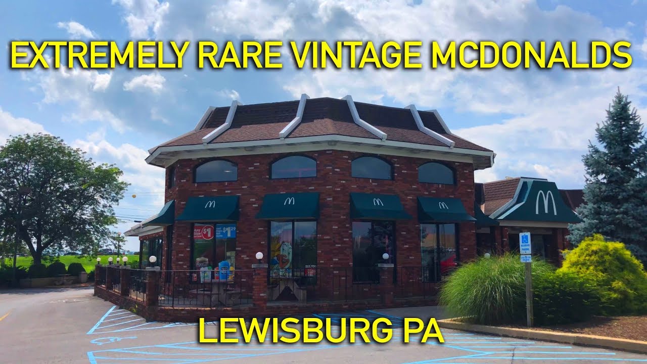 EXTREMELY RARE VINTAGE MCDONALD'S RESTAURANT