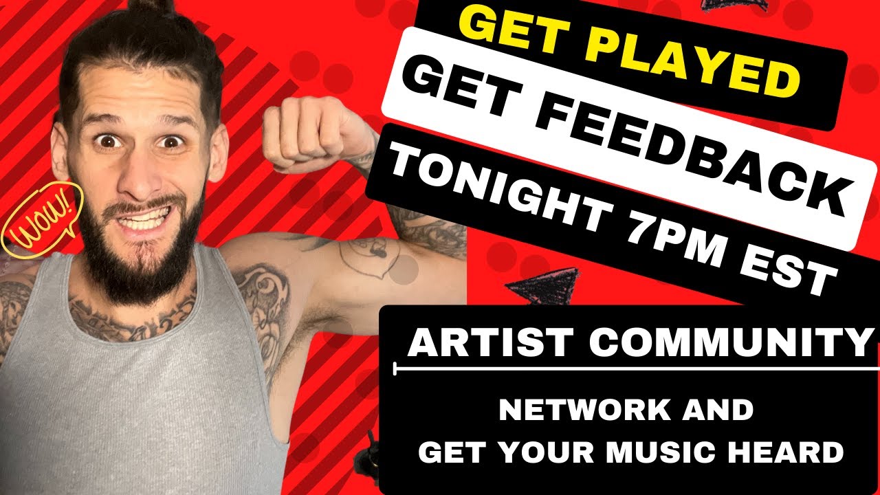INDIE ARTIST COMMUNITY - GET YOUR MUSIC HEARD - I Will Review & React To Your Music