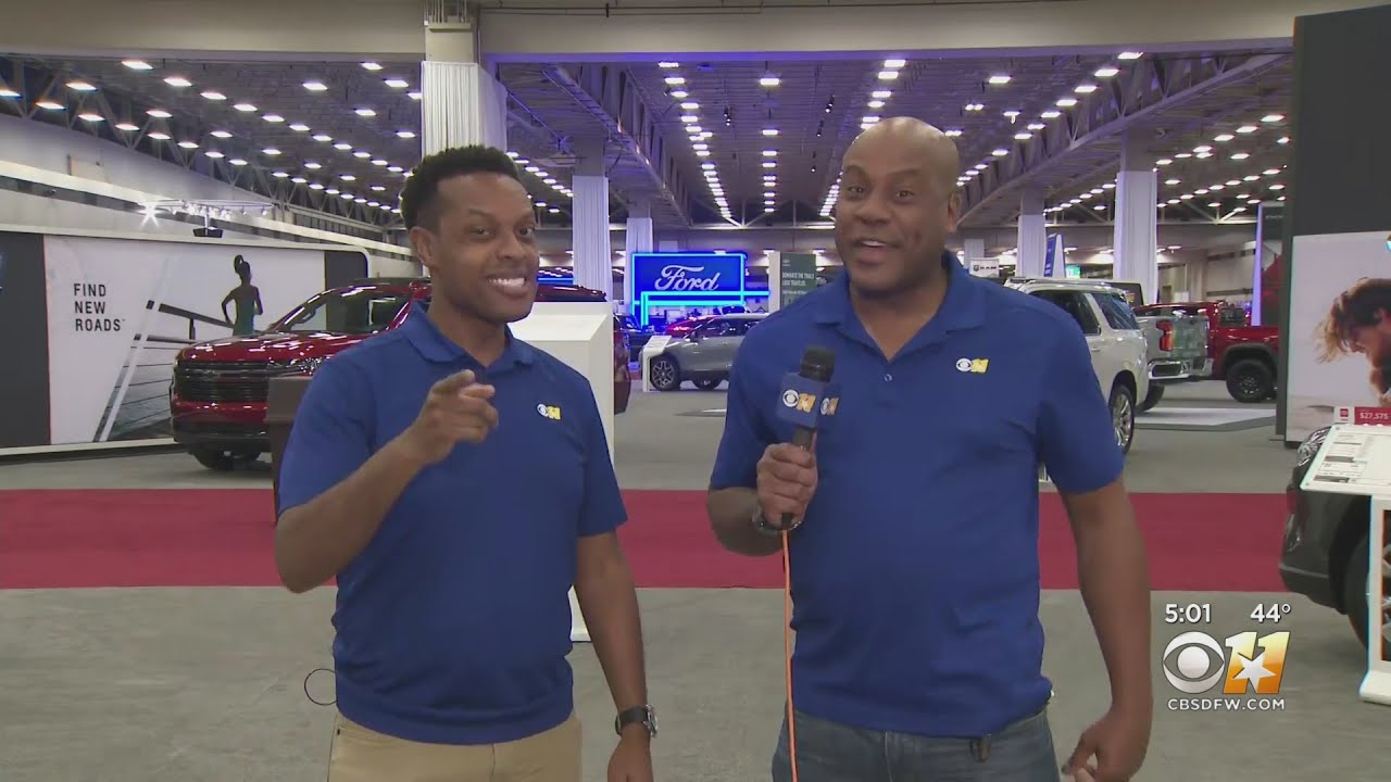 Keith and Dominic look for new rides at the 2023 North Texas Auto Show
