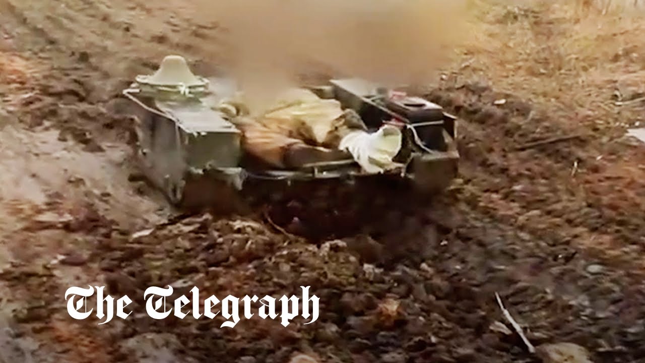Russia uses stretcher robot to save wounded soldiers on frontline