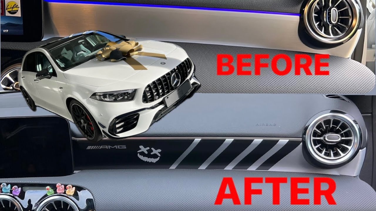 Mercedes A Class HOW TO Dashboard Trim Change *TUTORIAL*