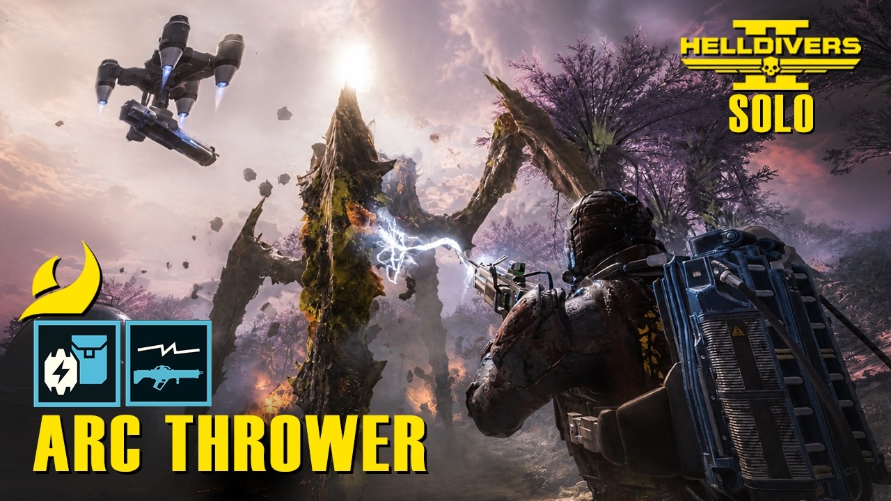 Helldivers 2 &ndash; Arc Thrower & K-9 Are an Insane Combo | Solo Deathless | Super Helldive
