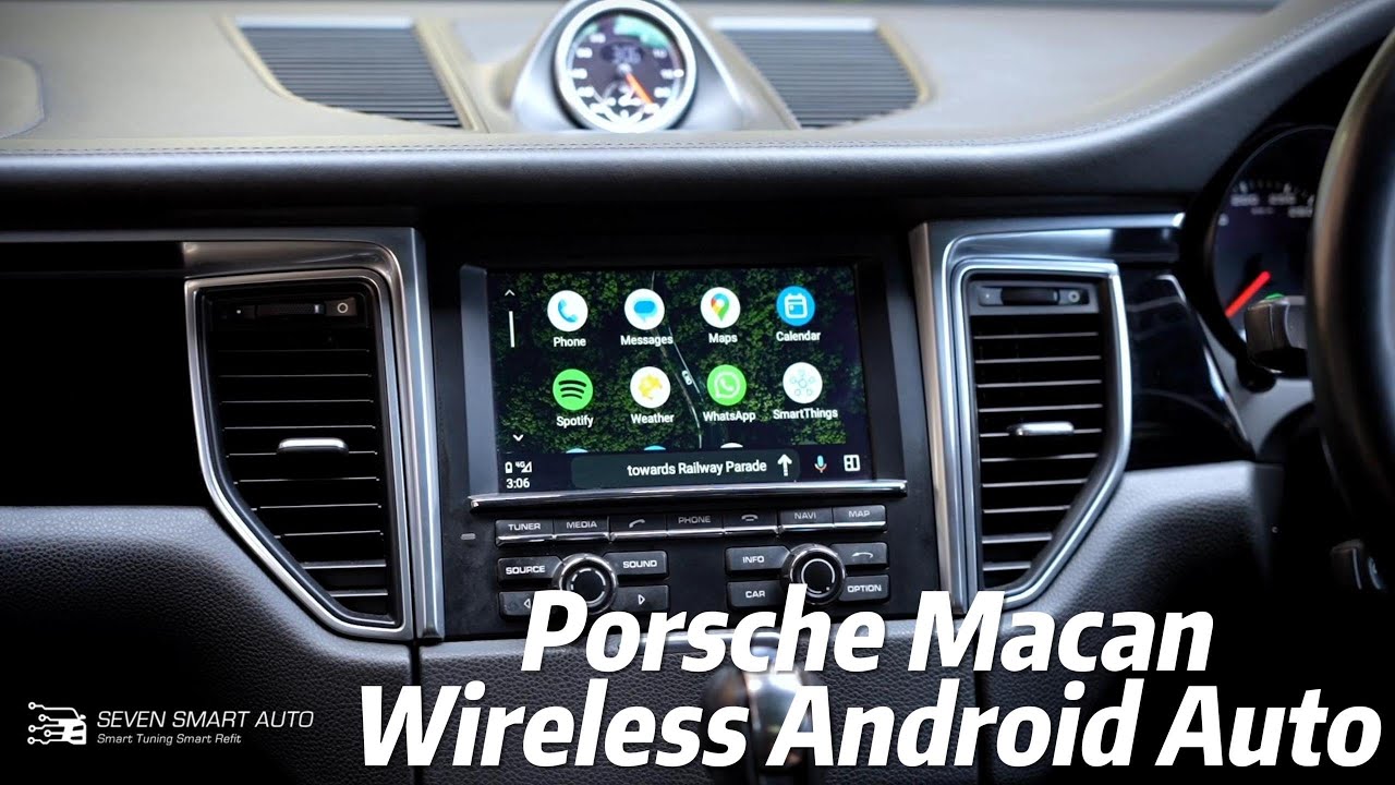Porsche Macan 14-18 Retrofitted Wireless Android Auto