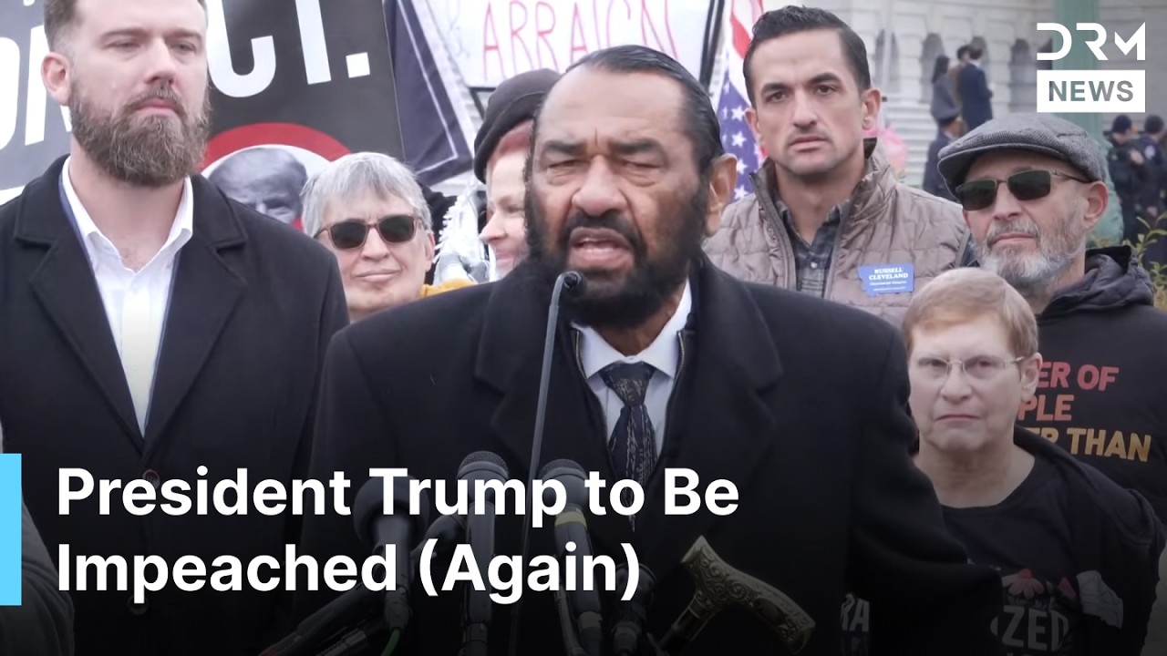 FULL PRESSER: Rep. Al Green Files Impeachment Resolution Against President Trump | AC1G
