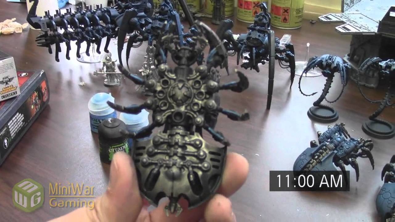 One Day Challenge: Painting 1300 Points of Necrons