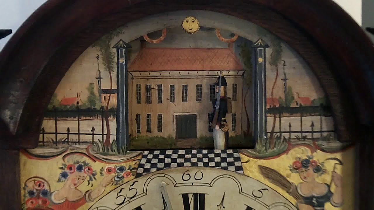 Friese staartklok -  Mechaniek wandelende soldaat