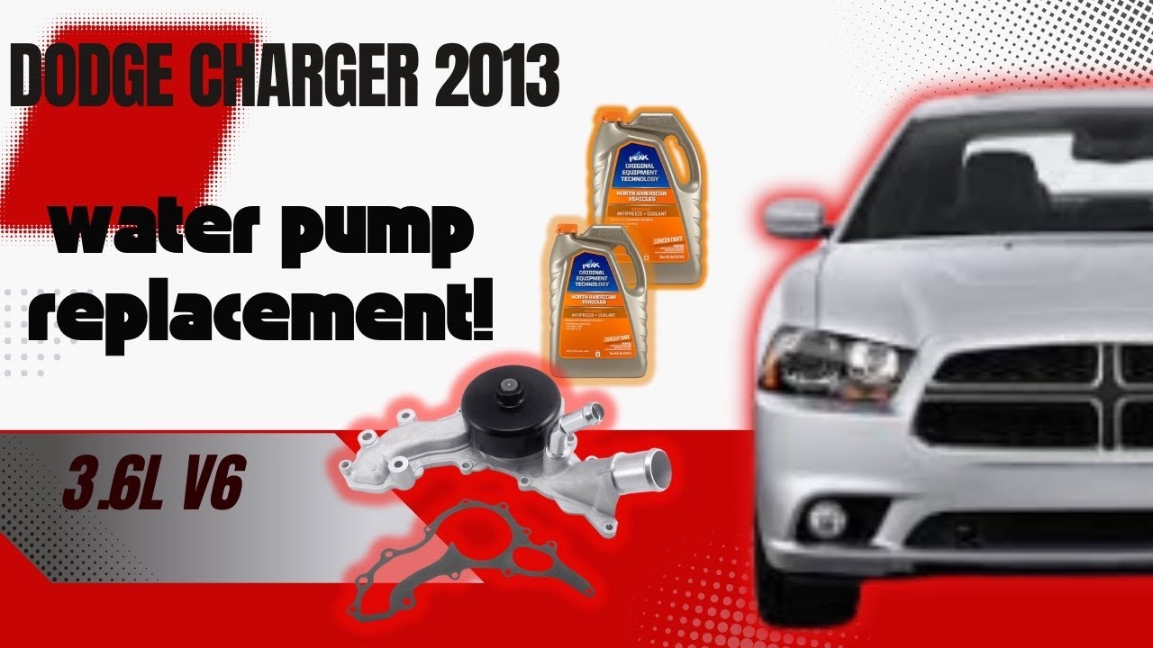 Dodge charger 2013 3.6L Pentastar water pump replacement ( Hope it helps !)