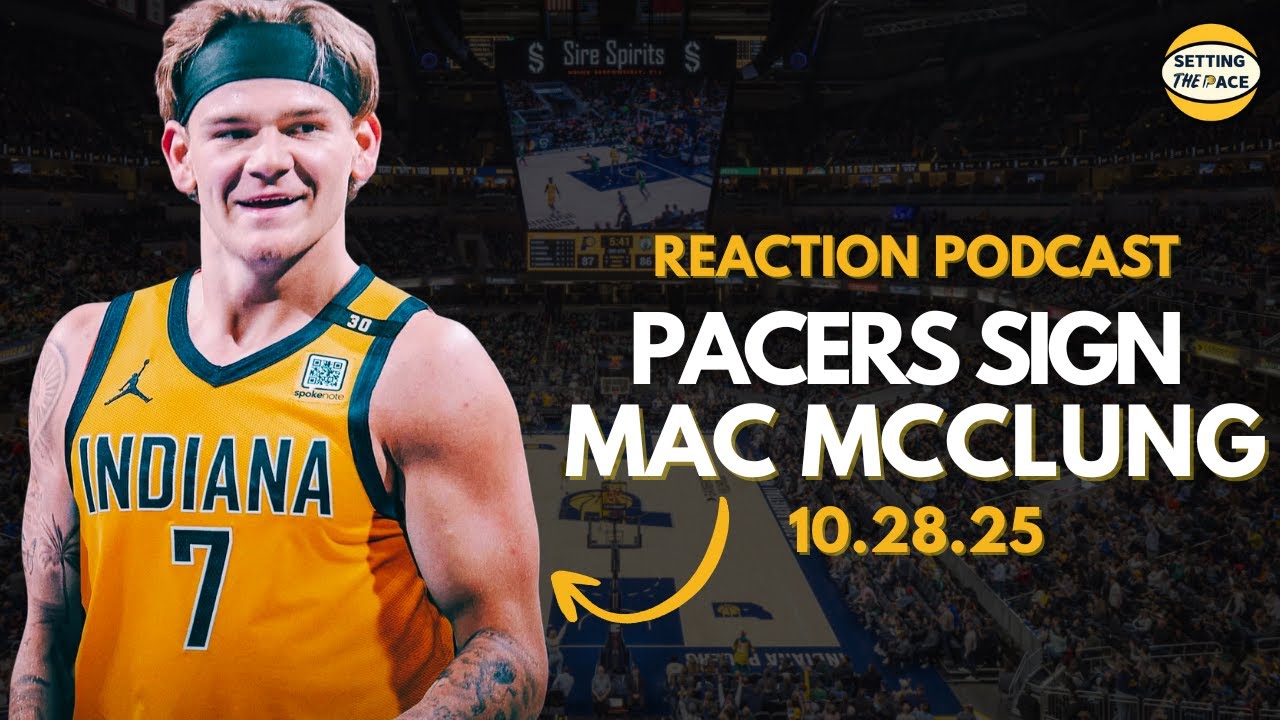 Indiana Pacers Sign Mac McClung, Waive James Wiseman! (Reaction Podcast)