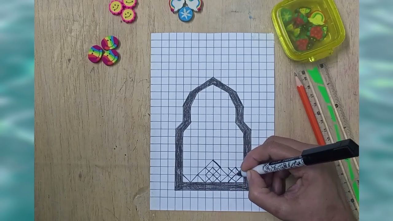 Islamic Mosque Architecture | Stunning Geometric Art Design @freeart207 