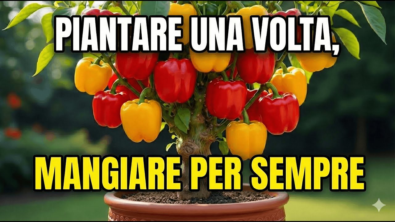 7 Segreti Per Coltivare Peperoni “Infiniti” (Senza Scavare!)