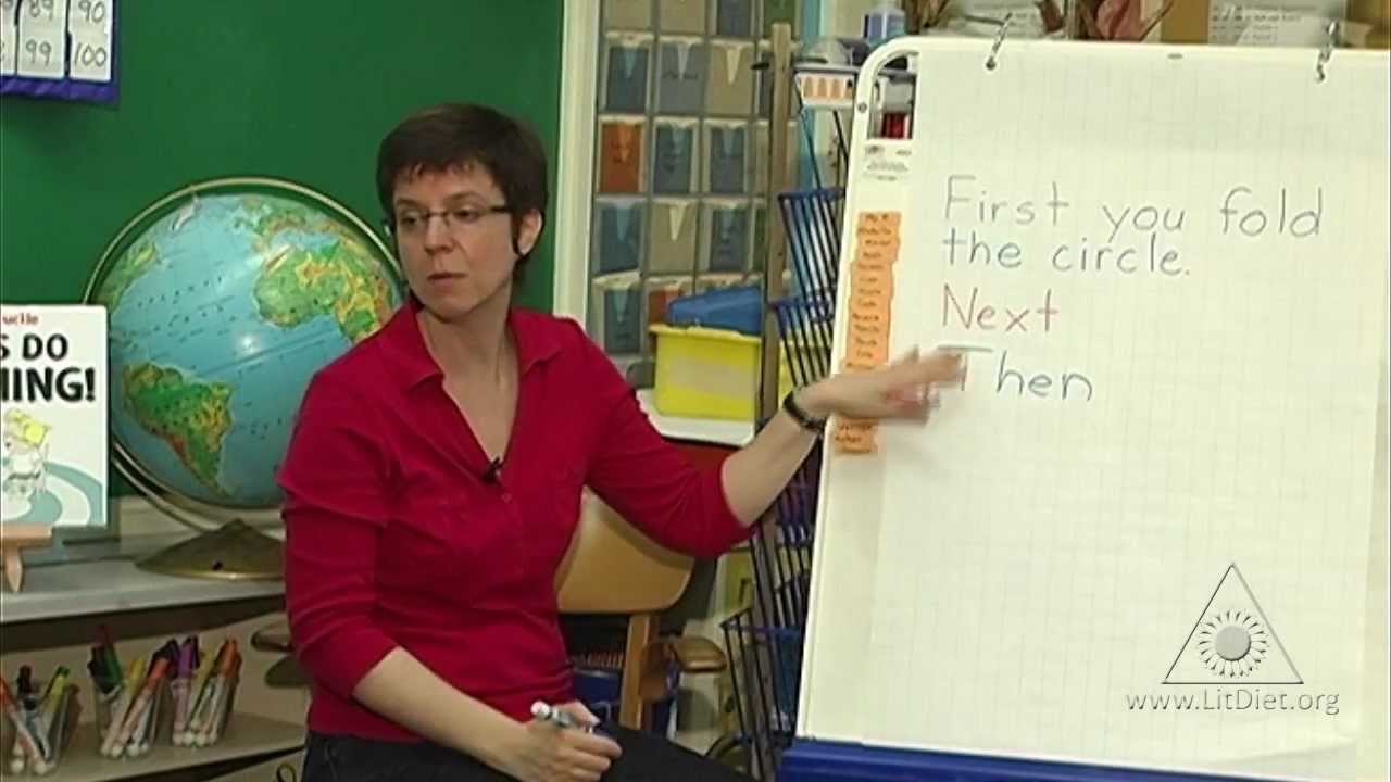 How to Fold a Tetrahedron: Motivation for Procedural Writing