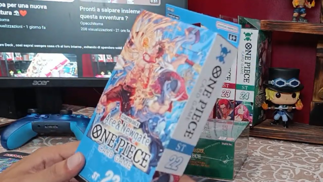 ST22 Ace & Newgate Starter Deck | UNBOXING One Piece Card Game