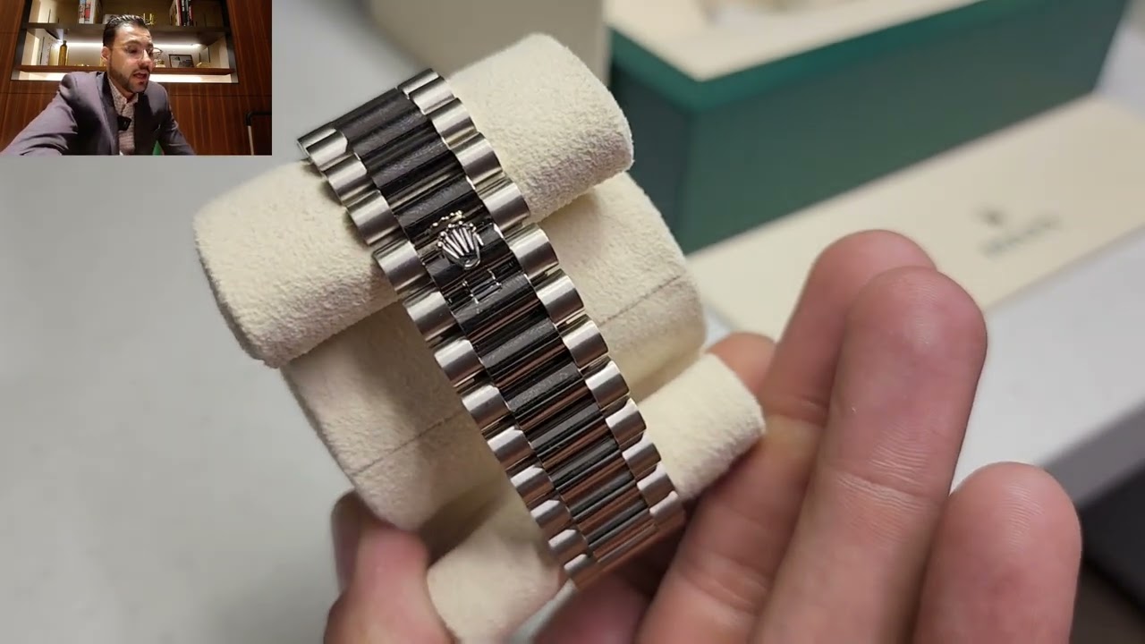 Rolex Day Date Olive Dial In White Gold Ref. 228239 A Super Cool Looking And Discreet Watch