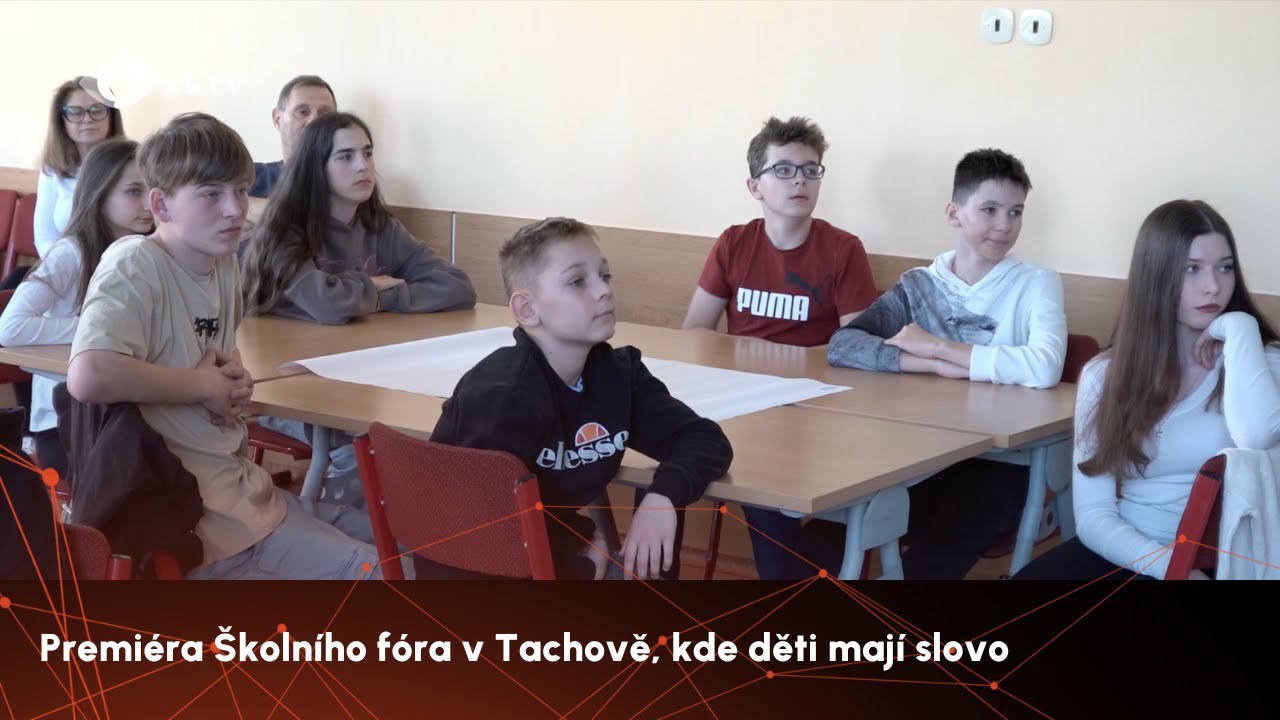 Premiéra Školního fóra v Tachově, kde děti mají slovo
