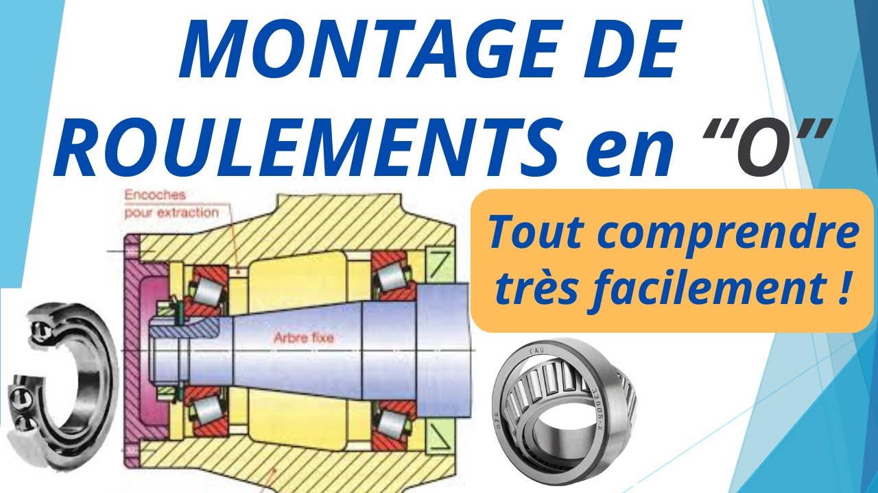 Les roulements: Comprendre 👍très facilement le montage en 