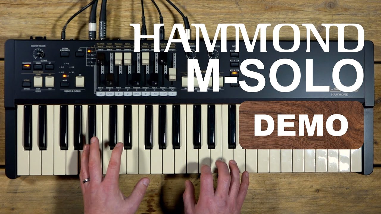 Демонстрация Hammond M Solo и руководство для покупателей | Bonners Music