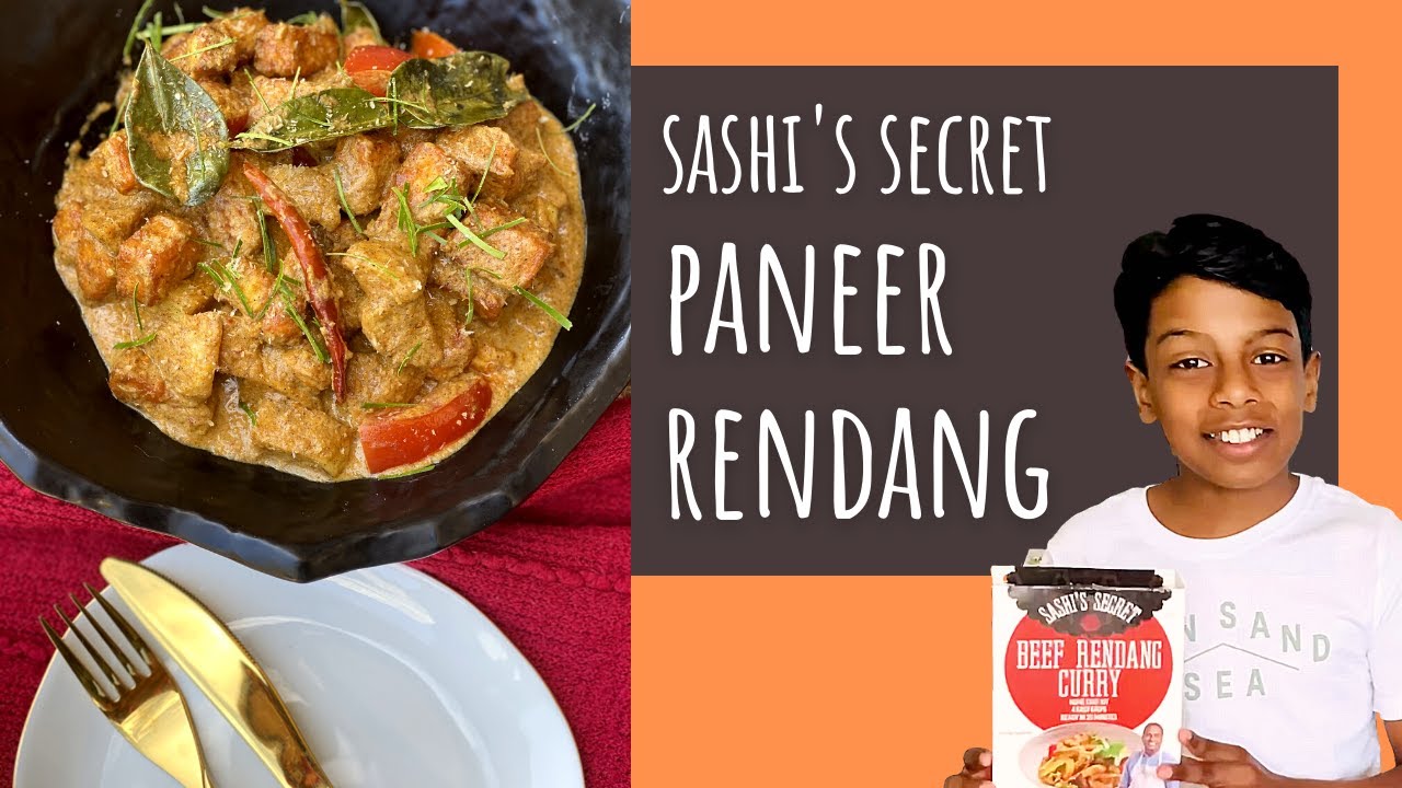 Curry Time! Making vegetarian Paneer Rendang with my dad Sashi Cheliah's Home Chef Kit #ryankitchen