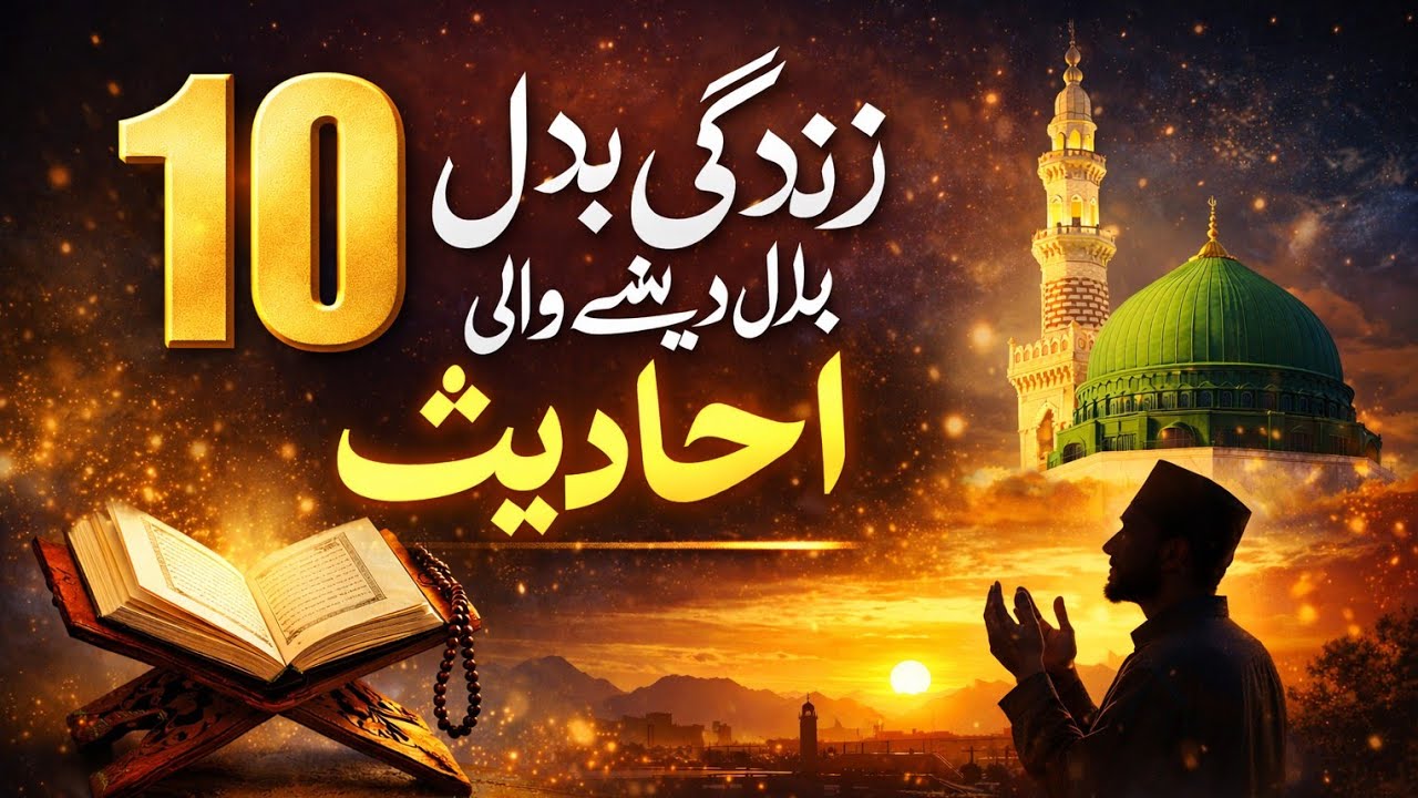 10 Powerful Hadith That Will Change Your Life | Sahih Ahadees Urdu | Haqeeqi Tilawat