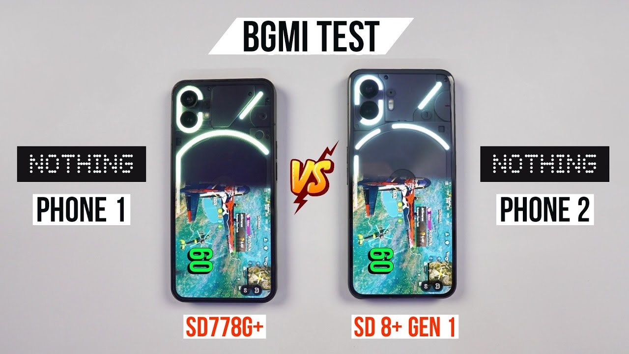 Nothing Phone 2 vs Nothing Phone 1 Pubg Test, Heating and Battery Test | Shocking Results 😱