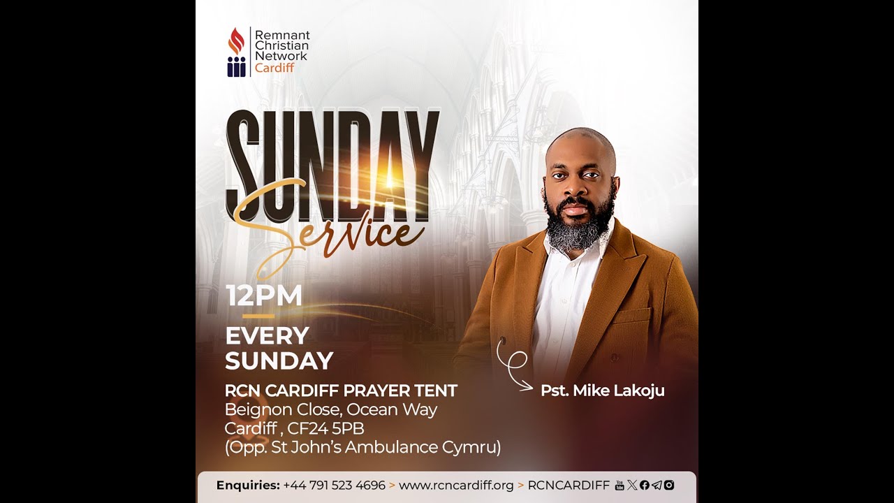 WHAT DO YOU SEE? || PASTOR MIKE LAKOJU ||  RCN CARDIFF SUNDAY SERVICE || 20/04/2025
