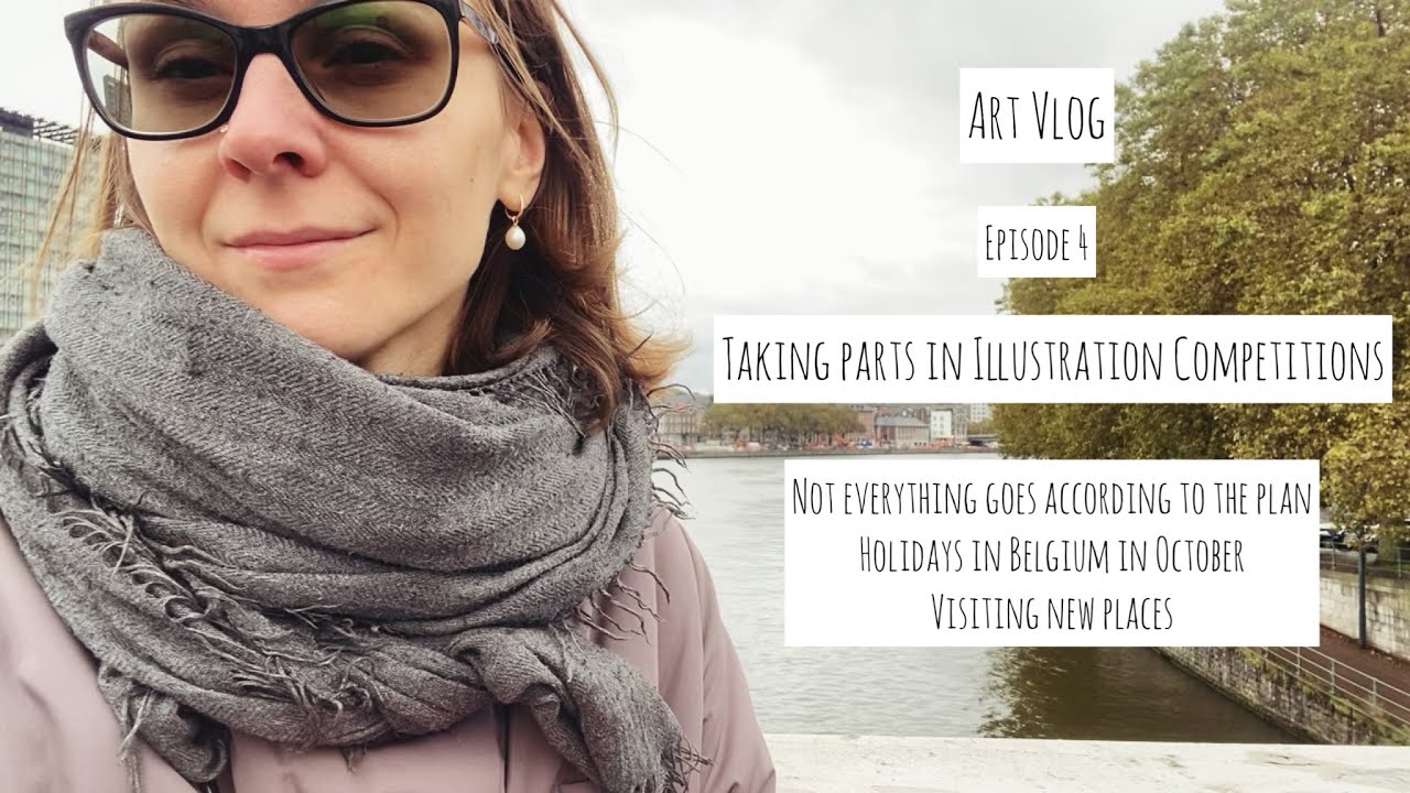 Art Vlog. Episode 4. Taking parts in Illustration competitions.