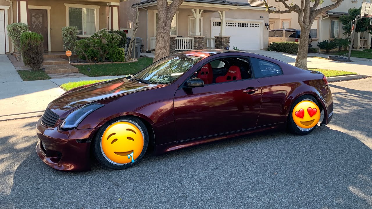 G35 NEW WHEEL SETUP!!