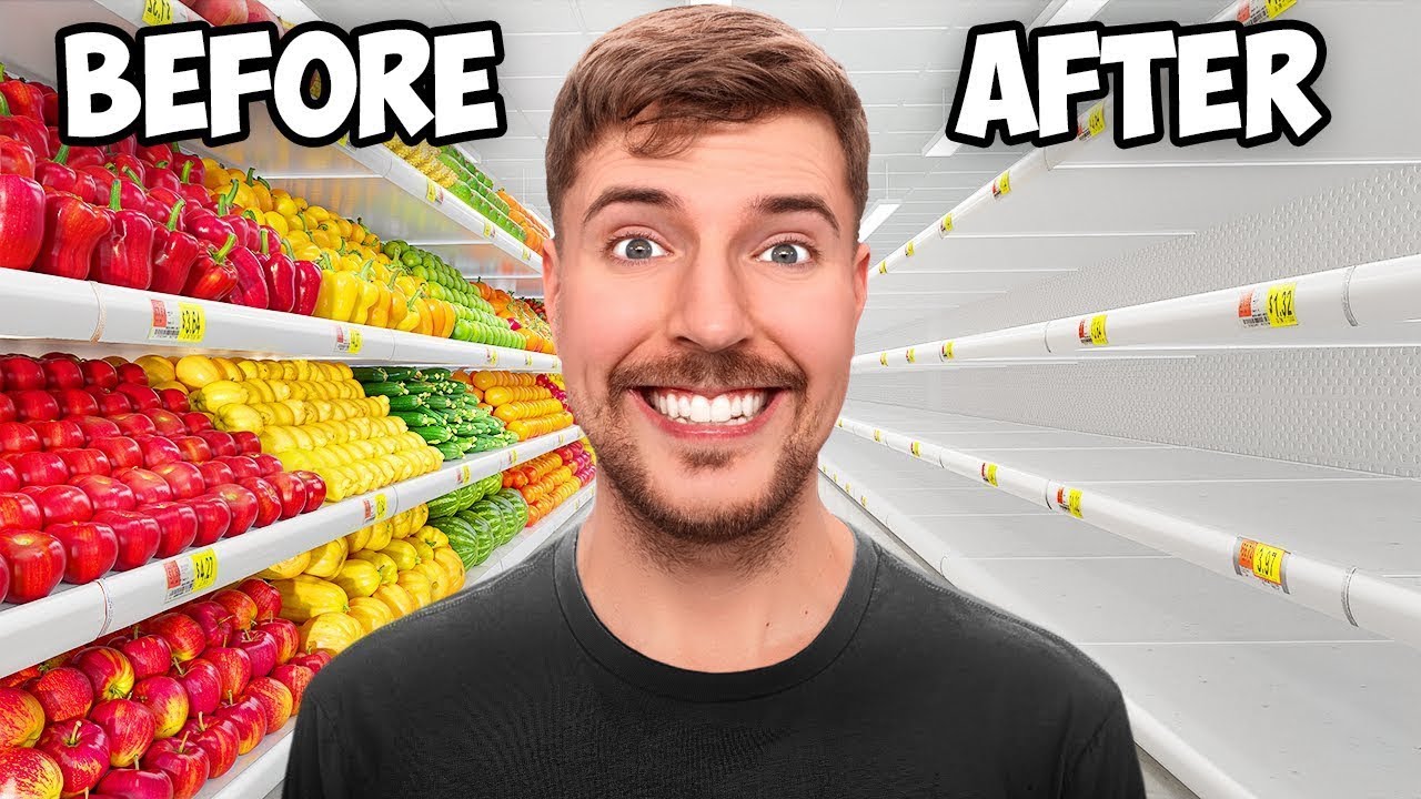 MrBeast Hindi I Bought Everything In A Grocery Store!