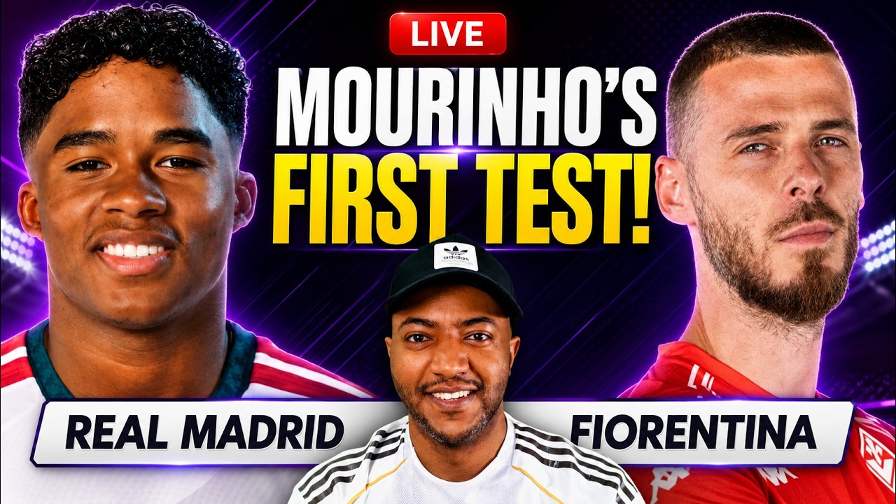 REAL MADRID vs FIORENTINA WATCH ALONG | Full Match Reaction | PRESEASON