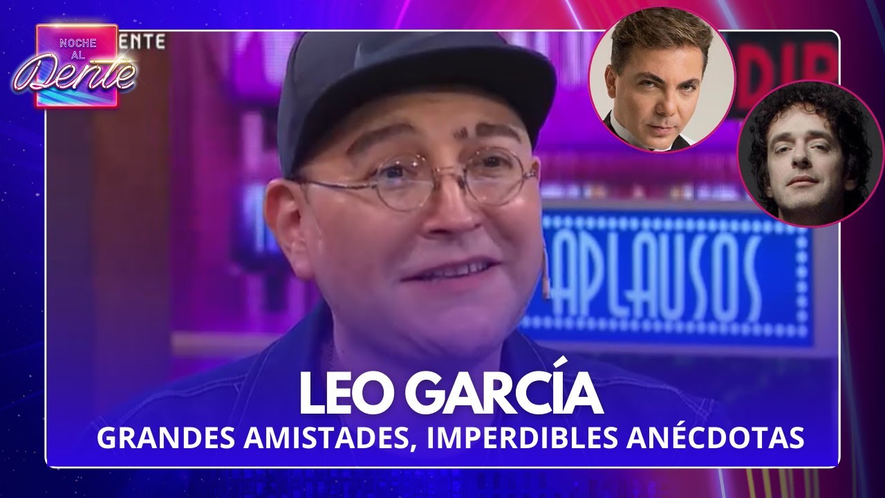 CRISTIAN CASTRO Y CERATI, GRANDES AMIGOS DE LEO GARCÍA