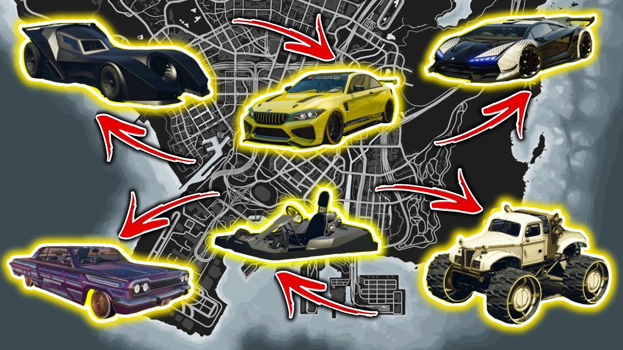GTA 5 - All New Story Mode Rare Cars Locations 2025 (PS5, PS4, XBOX & PC)