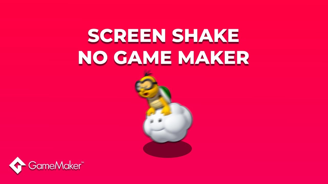 COMO FAZER SCREEN SHAKE NO GAME MAKER #gamemaker #gamedev