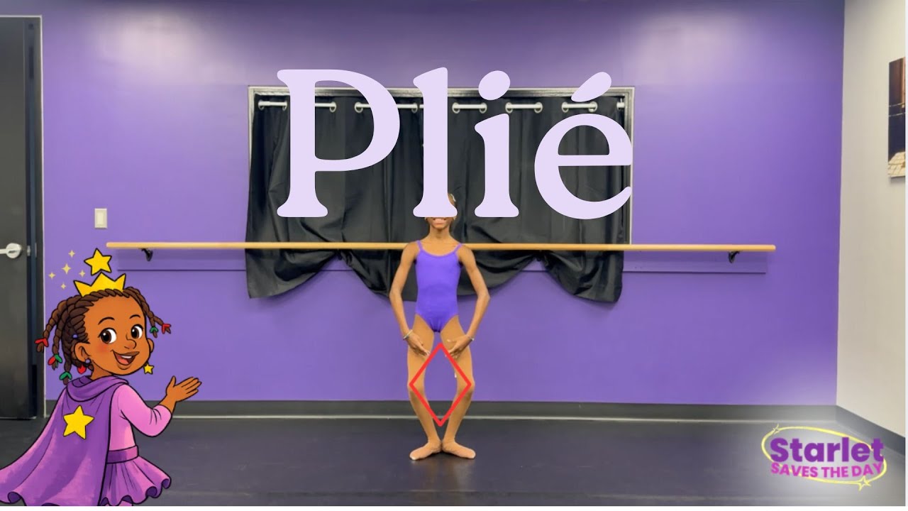 Learn with Starlet | Beginner Ballet for Kids | Plié