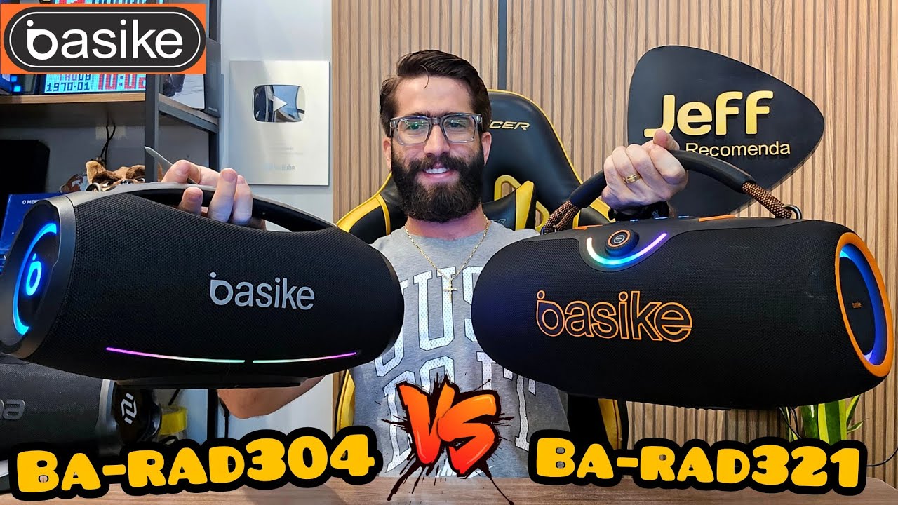 BASIKE BA-RAD321 200W Vs BASIKE BA-RAD304 400W: Qual caixa de som tem o melhor custo benefício?