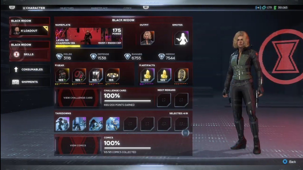 Klaw Discordant Sound Raid (Elite) 1 Phasing | With Range Build Black Widow | Marvel's Avengers