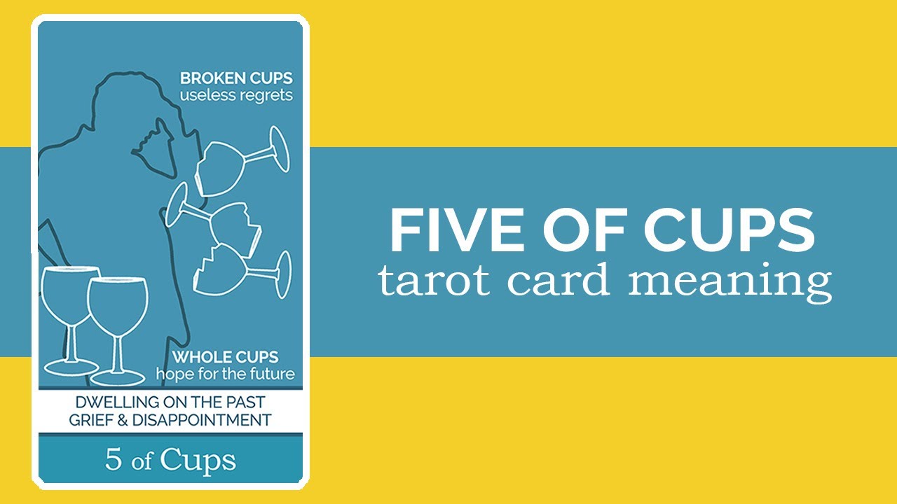 The Five of Cups Tarot Card