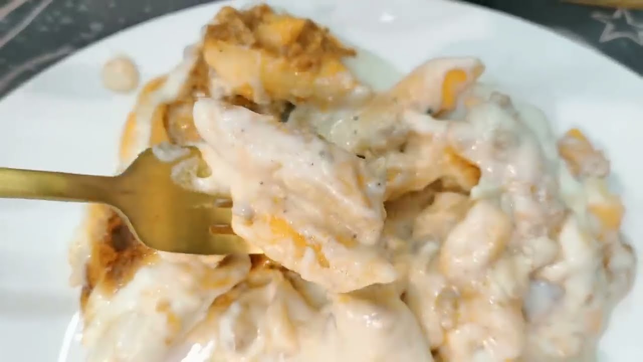 مكرونه بشاميل من غير مواعين و الطعم تحفه