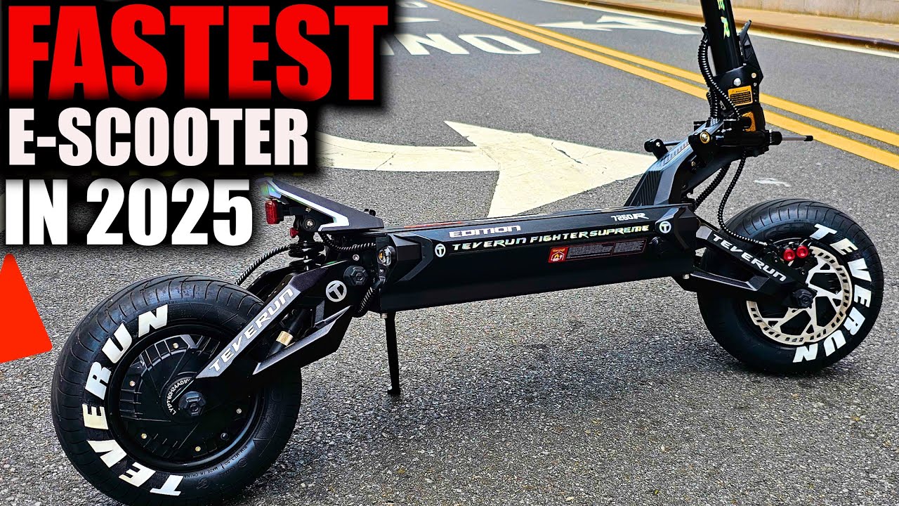 DANGEROUS the World's WILDEST E-scooter RaceTEVERUN 7260 Roadrunner RX7 InmotionRS TeewingXTR & LS7