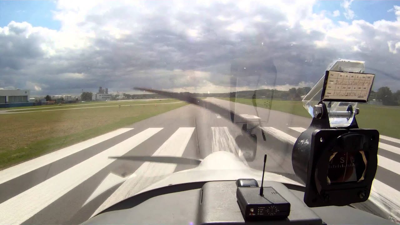VFR Flight EDKW to EDRY / Marginal Weather - Dimona HK36
