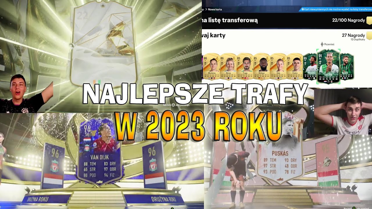 MOJE NAJLEPSZE TRAFY W 2023 ROKU! EA FC/FIFA23