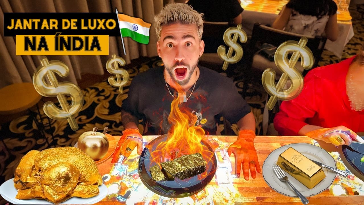Como é JANTAR num restaurante 5 ESTRELAS na ÍNDIA? EPISÓDIO FINAL!