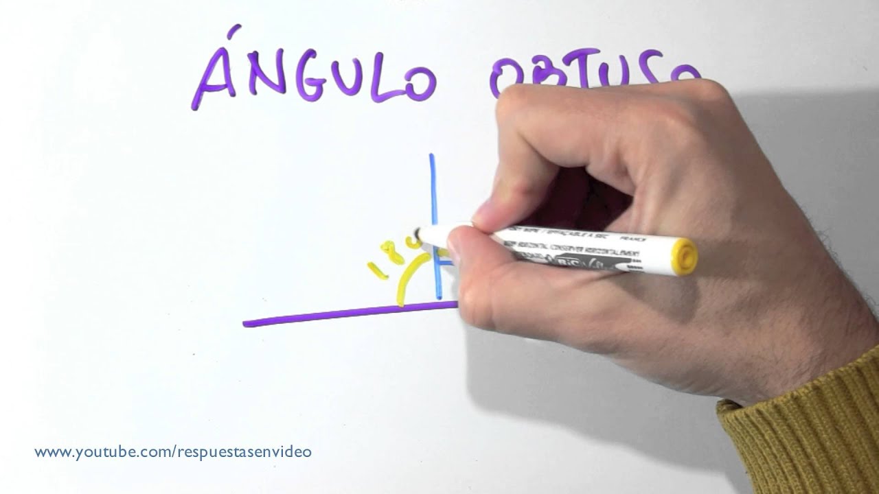 Qu&eacute; es un &aacute;ngulo obtuso - Cu&aacute;l es, definici&oacute;n, dibujos y ejemplos