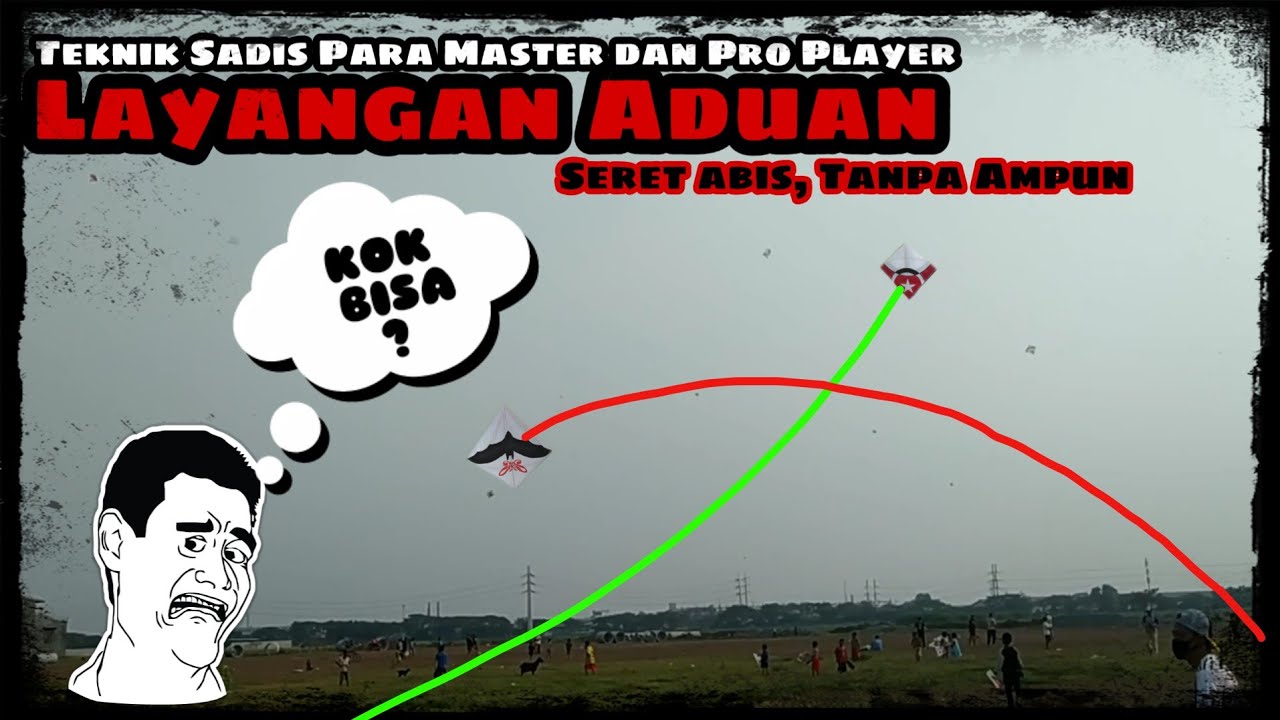 Adu Layangan Para Master | Seret Abis gak ada ampun