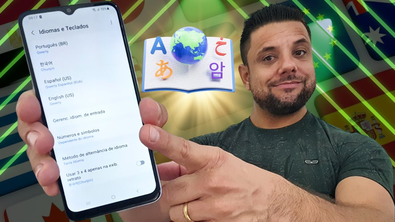 COMO ADICIONAR E ALTERAR IDIOMAS NO TECLADO DO CELULAR SAMSUNG GALAXY A04e