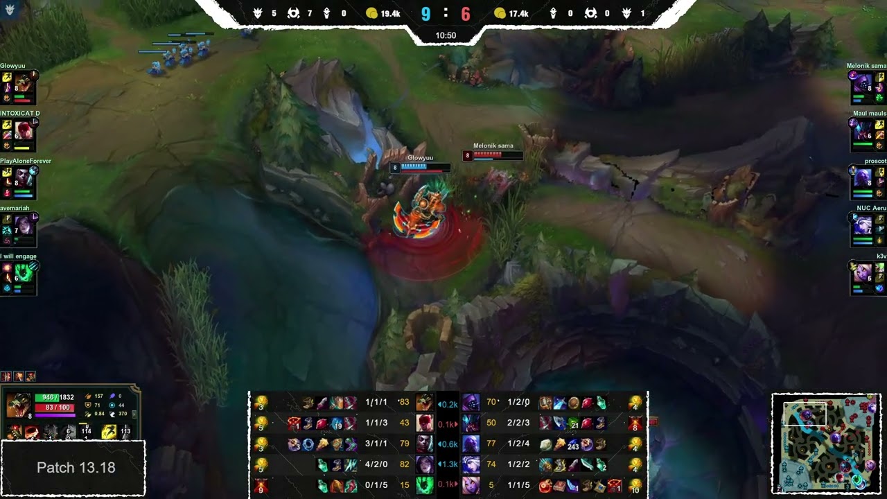 🔹[EWI] Pann🔹Inuga -VS- 🔸k3v🔸proscot - LoL Ranked Replay