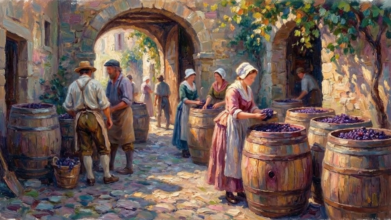 Visual Poems | Grape Harvest Season 🍇 | Peaceful Rural Life | Relaxing Classic Music 2026