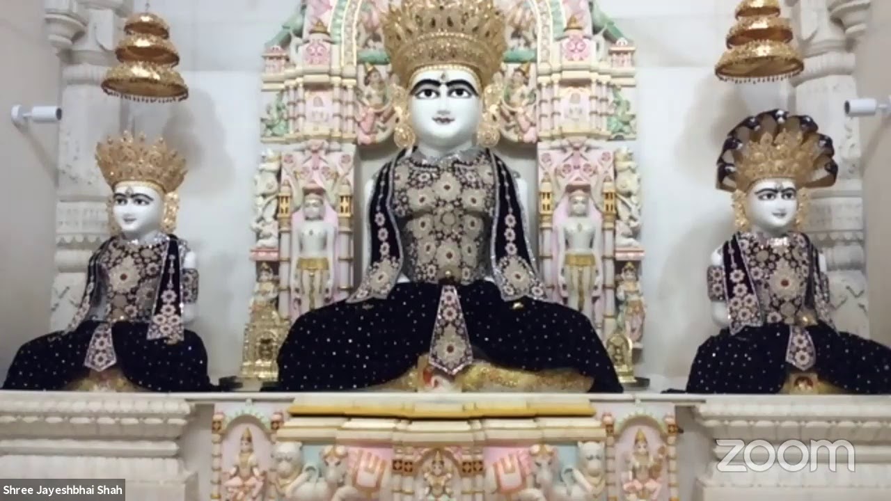 Oshwal Paryushan 2020 - Day 5 - Morning Puja, Aarti - Mangal Divo