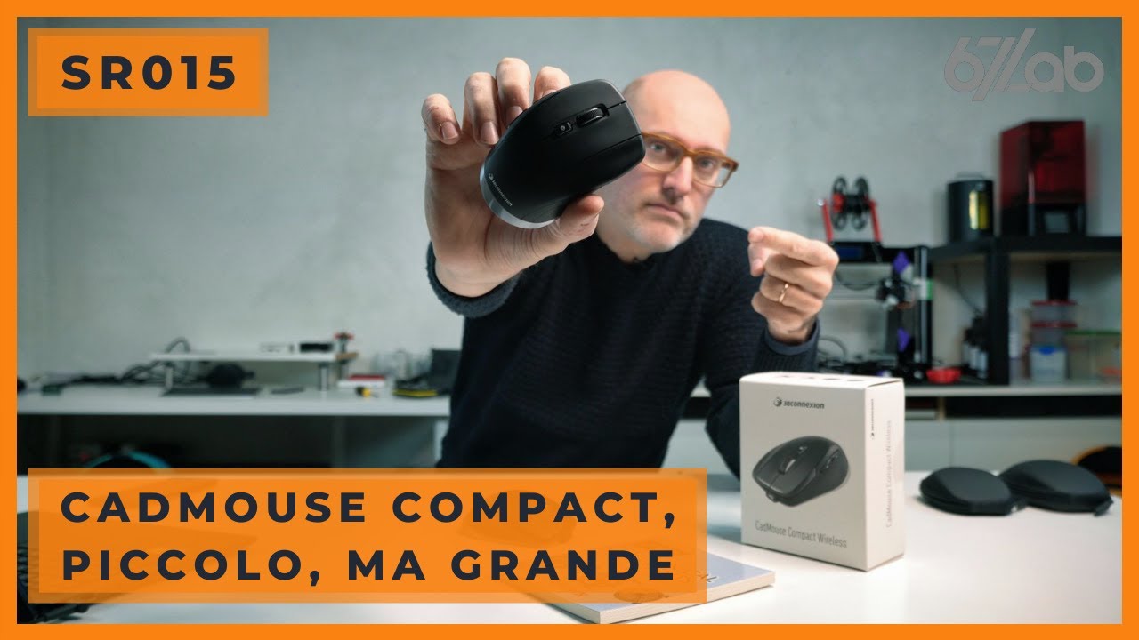 SR015 - Un mouse piccolo per progettare senza compromessi? 3DConnexion CadMouse Compact Wireless